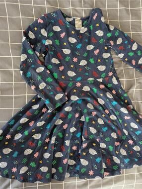 Frugi hedgehog skater dress